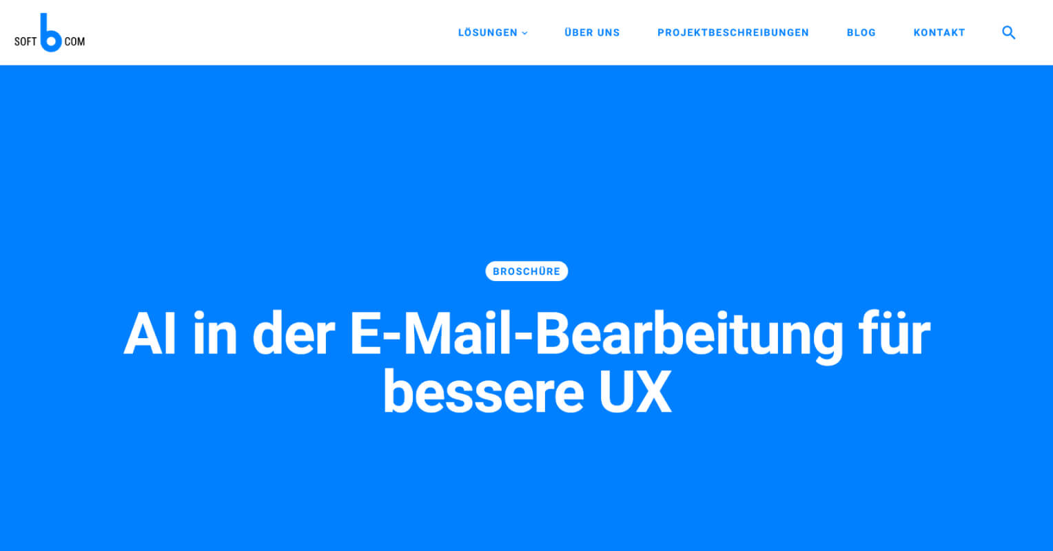 AI in der EMailBearbeitung für bessere UX