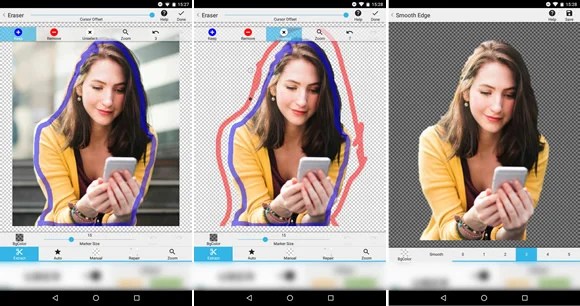 Remova o fundo de fotos com o Background Eraser