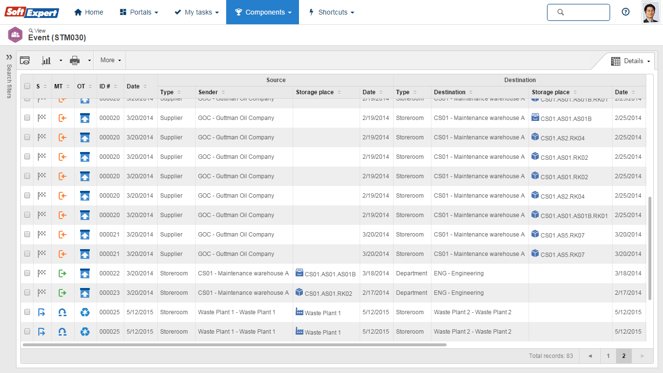Storeroom Management Software SoftExpert Storeroom
