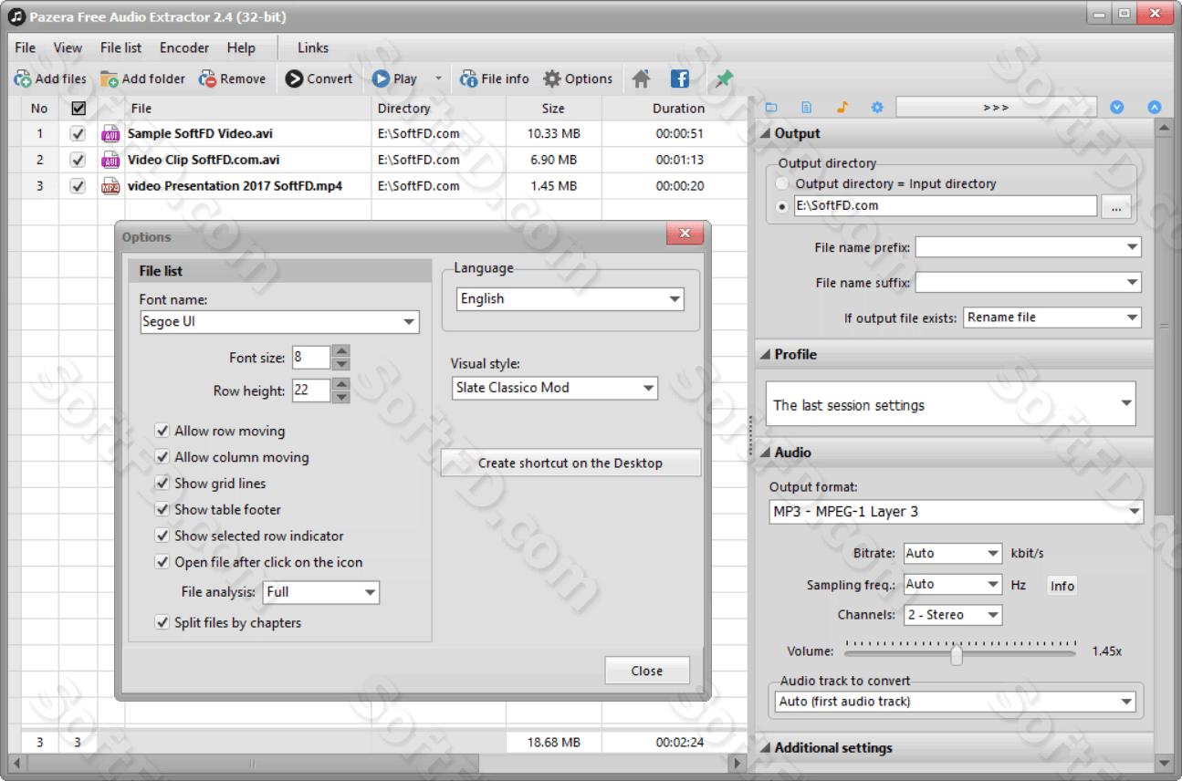 Pazera Free Audio Extractor تحميل برنامج استخراج الصوت برامج مجانية