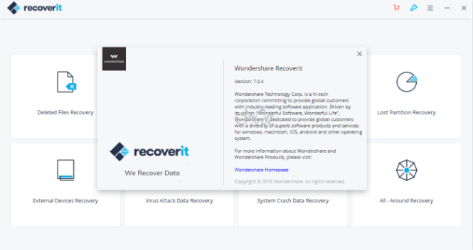 Wondershare Recoverit 7.1.4 Serial Key