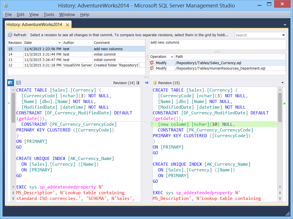Source Control for SQL Server Download Free with Screenshots