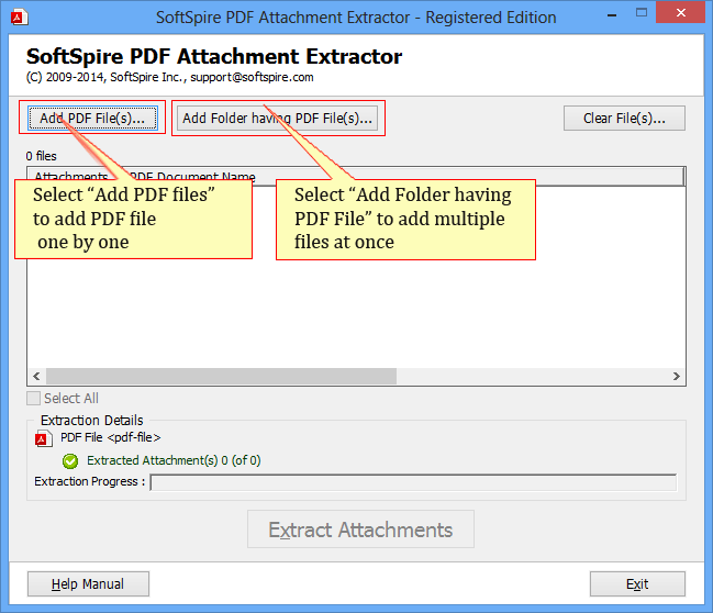 How to Extract Attachments from Multiple PDF Files?