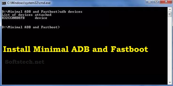 Download and Install Minimal ADB and Fastboot tool at