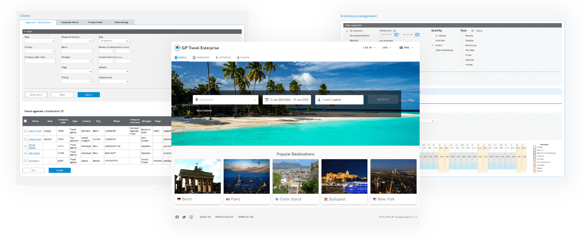 Tour Operator Software WebBased Reservation System, Online Booking