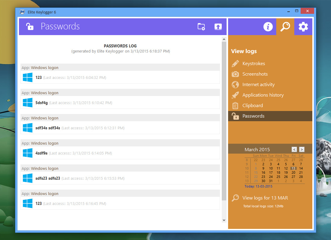 Download Elite Keylogger