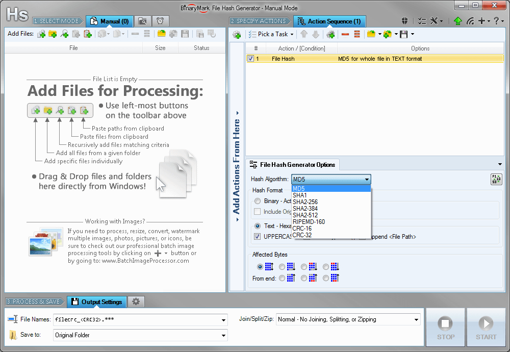 Download File Hash Generator