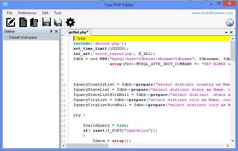 Download Free PHP Editor Download Free PHP Editor