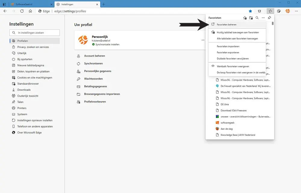 Zo Beheert U Favorieten In Microsoft Edge | Softwaregeek.nl