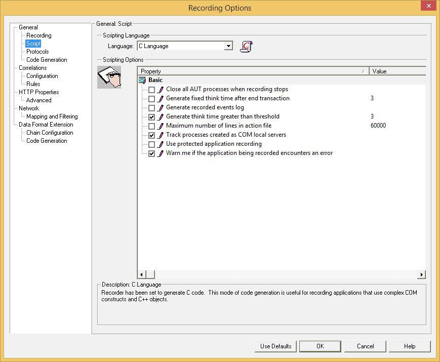 Recording Options in Loadrunner with illustrations SOFTWAREHOUR