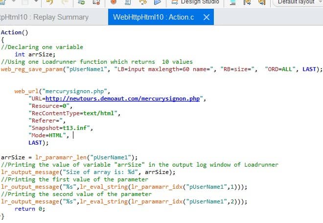 lr_paramarr_idx function in loadrunner example SOFTWAREHOUR