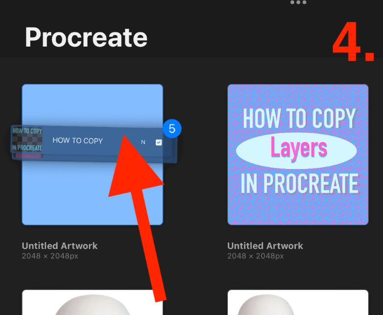 2 Ways to Copy Layers in Procreate to New Canvas