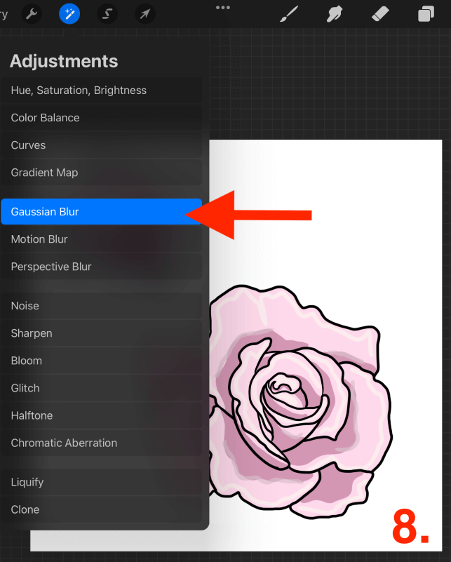 How to Draw a Rose in Procreate (12 Detailed Steps)