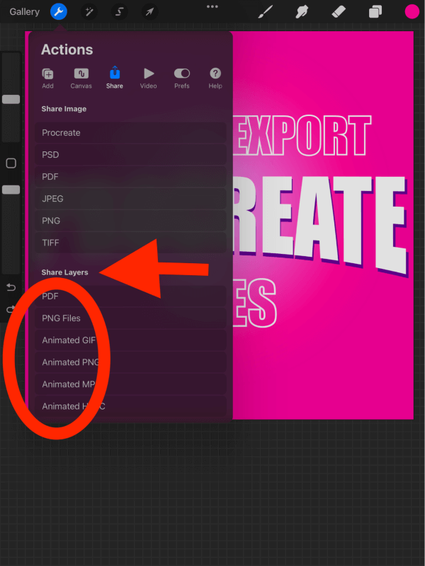 How to Export Procreate Files in 4 Quick Steps