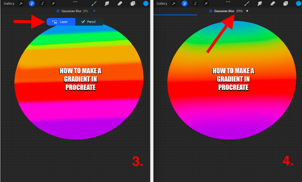 How to Make a Gradient in Procreate (4 Steps + Tips)