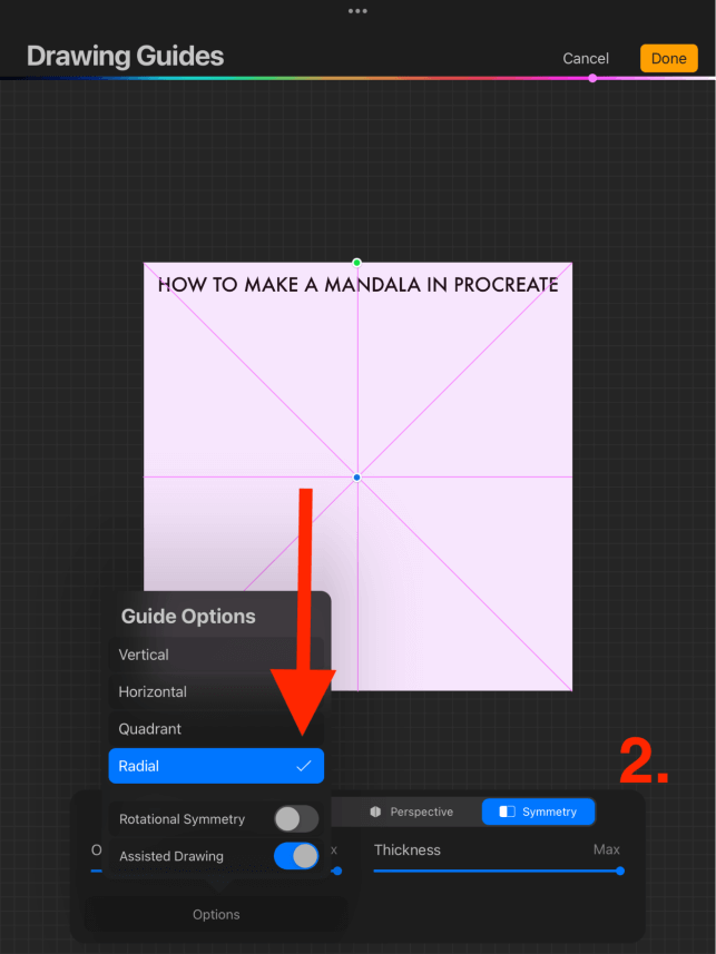 How to Make a Mandala on Procreate (4 Easy Steps)