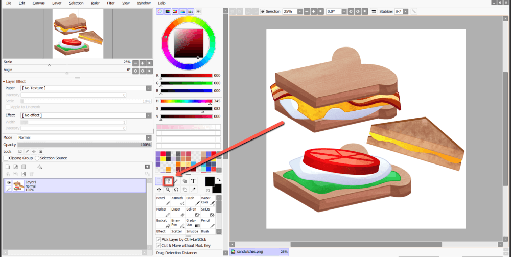 4 Easy Ways to Use Selection Tools in PaintTool SAI