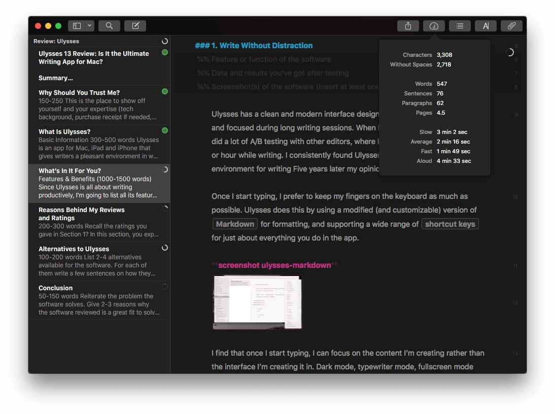 Ulysses vs. Scrivener Which One Should You Use in 2024?