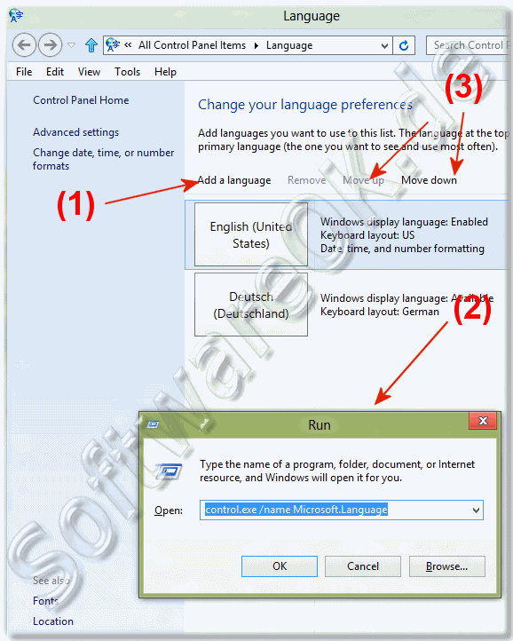 How can i add or change languages in Windows10 and Win 8.1?