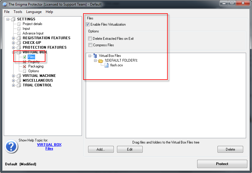 Register Components without Administrator Privileges