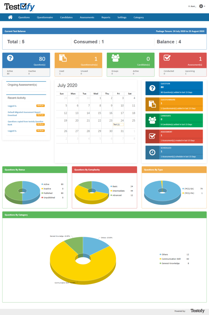 A Secured Online Digital Assessment Platform purshoLOGY