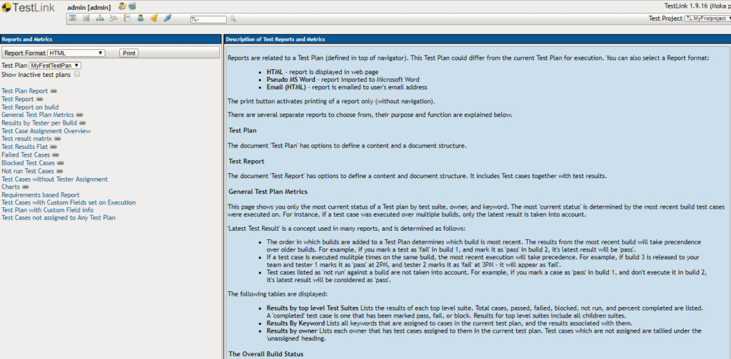 Tutorial 9 Generating Test Reports in TestLink Software Testing Class