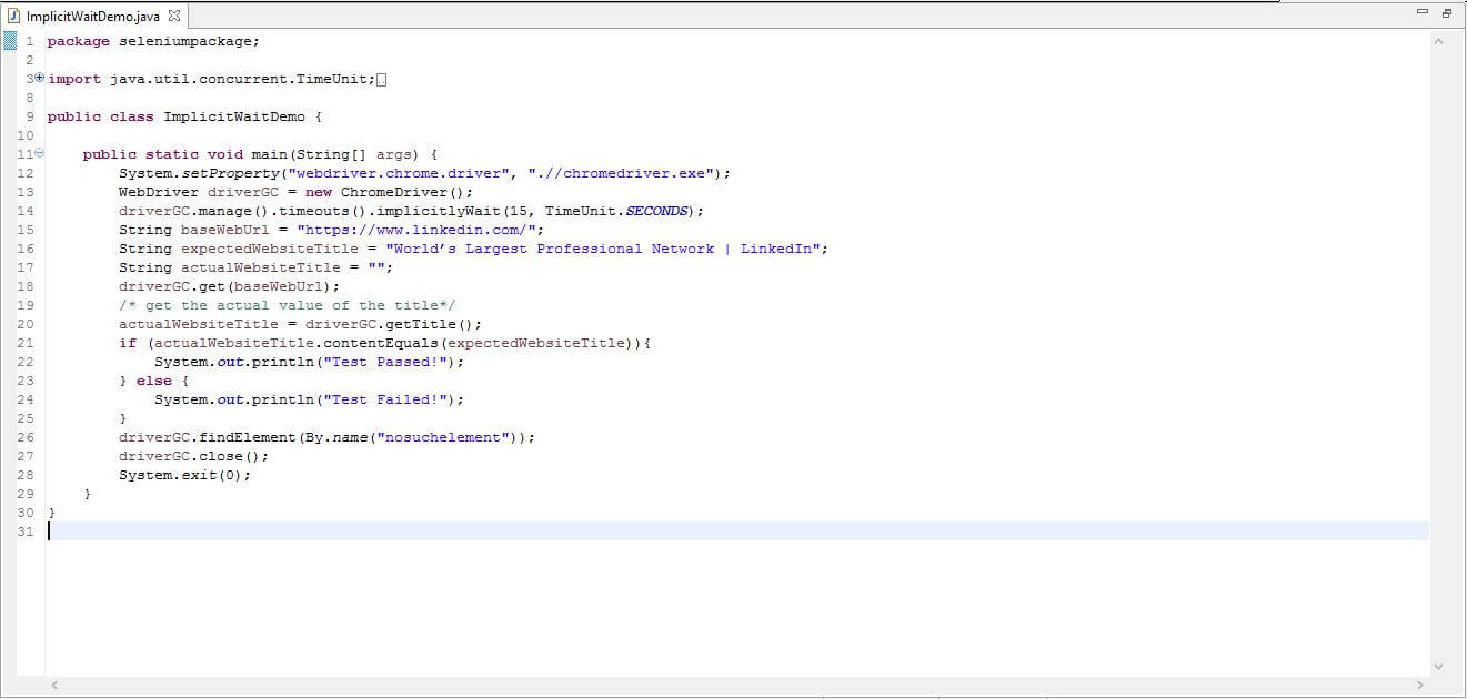 Implicit Wait Demo In Selenium Software Testing Class