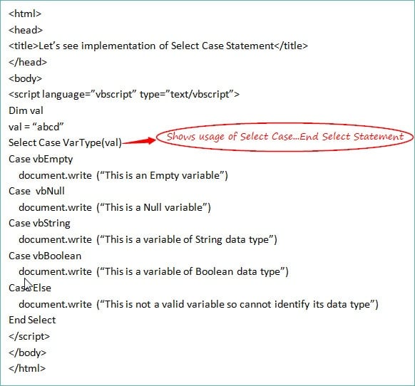 What are Conditional Statements in VBScript?