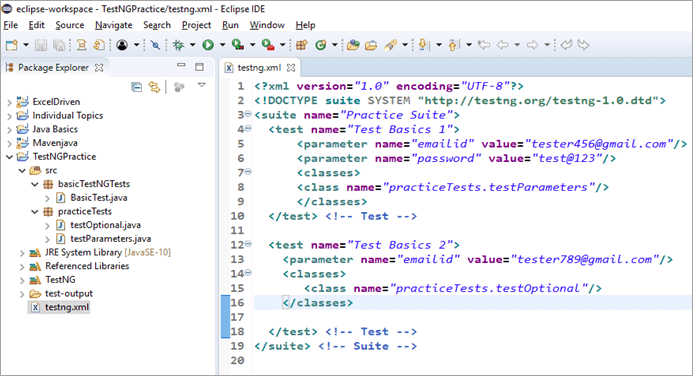TestNG Example How To Create And Use TestNG.Xml File