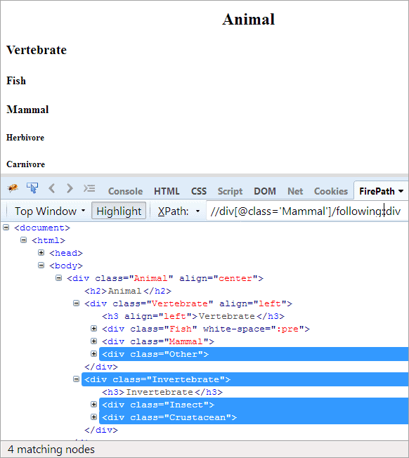 XPath Axes For Dynamic XPath In Selenium Driver