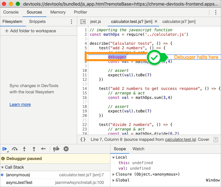 Jest Configuration And Debugging Jest Based Tests