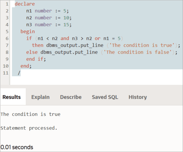 PL SQL Operators And Control Statements Tutorial