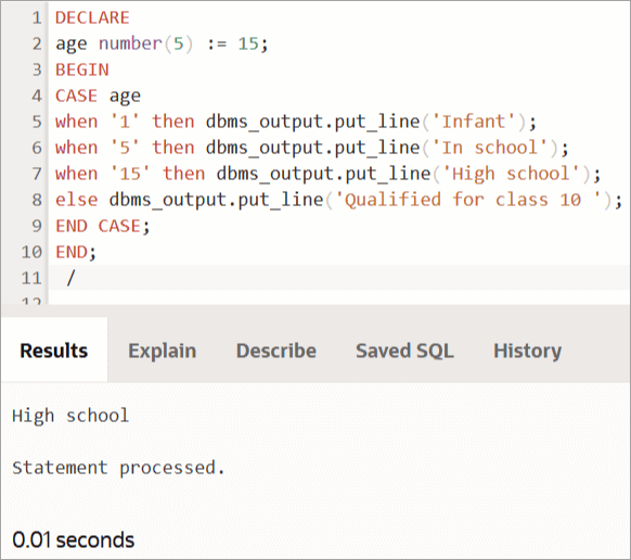 PL SQL Operators And Control Statements Tutorial