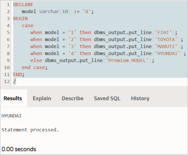 PL SQL Operators And Control Statements Tutorial