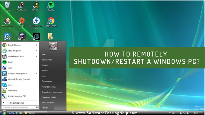 How To Shutdown Or Restart Remote Computer / Windows 10 PC