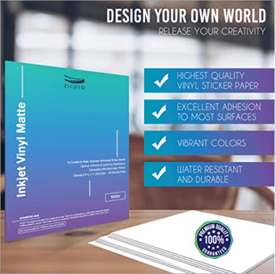 Top 11 Sticker Paper For Printer [2025 Best Sellers]