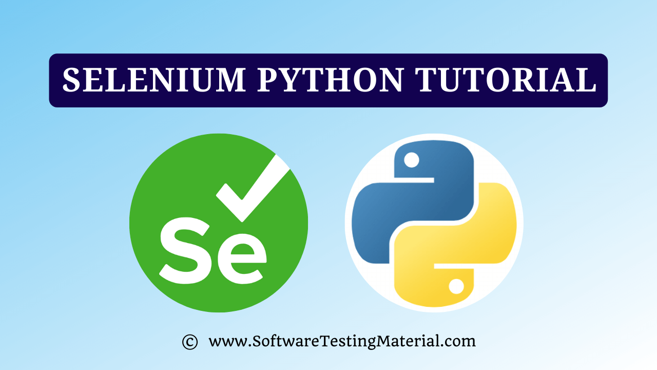 Selenium Python Tutorial For Beginners - Software Testing Material