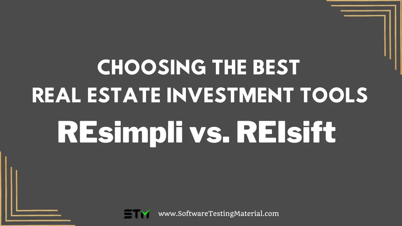 Business Real Estate Investment Tools REsimpli vs REIsift