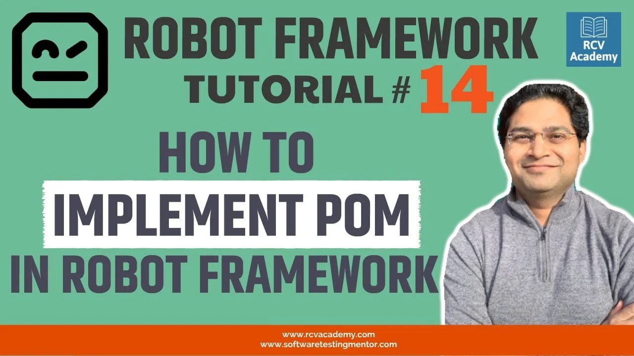 Robot Framework Tutorial 14 Implement POM in Robot Framework
