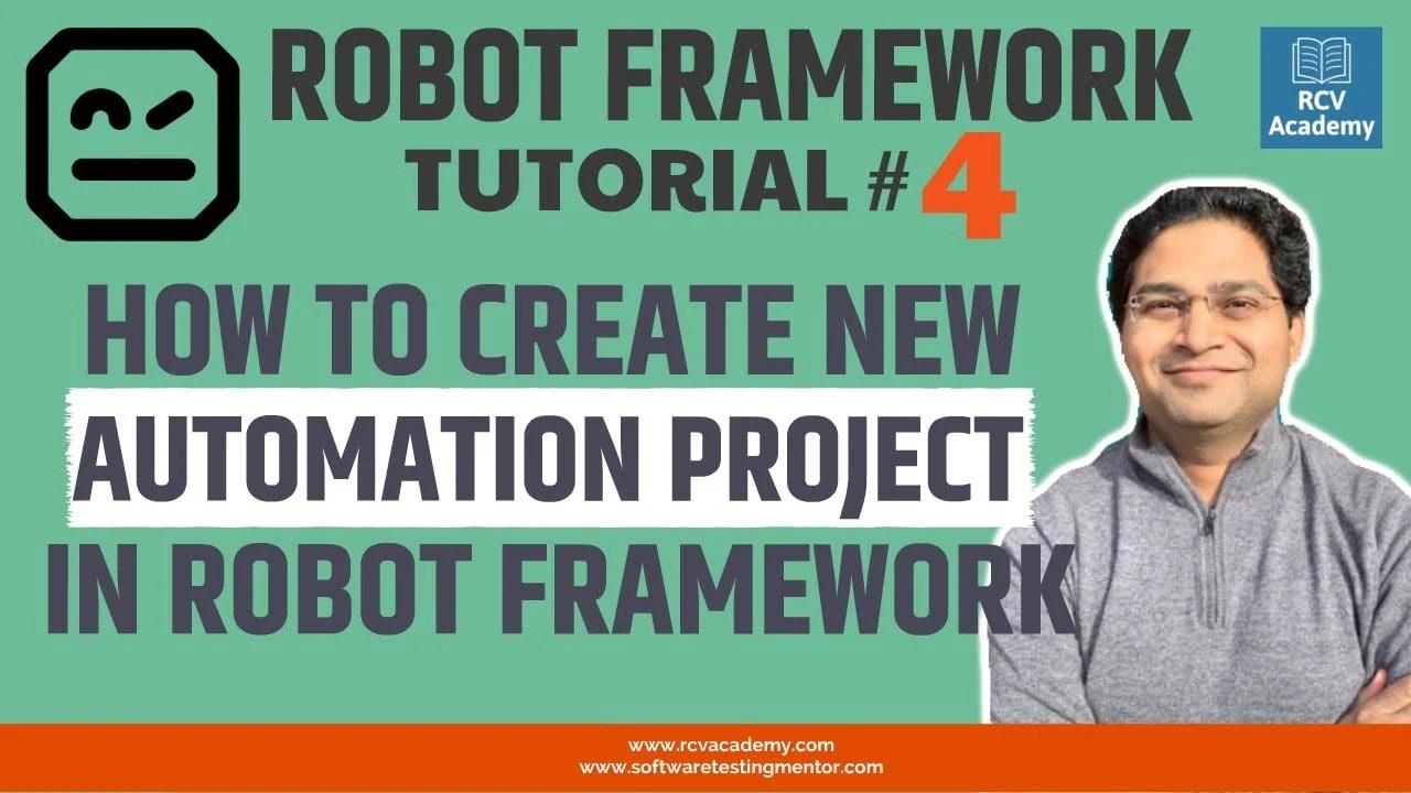 Robot Framework Tutorial 4 Create New Robot Framework Automation