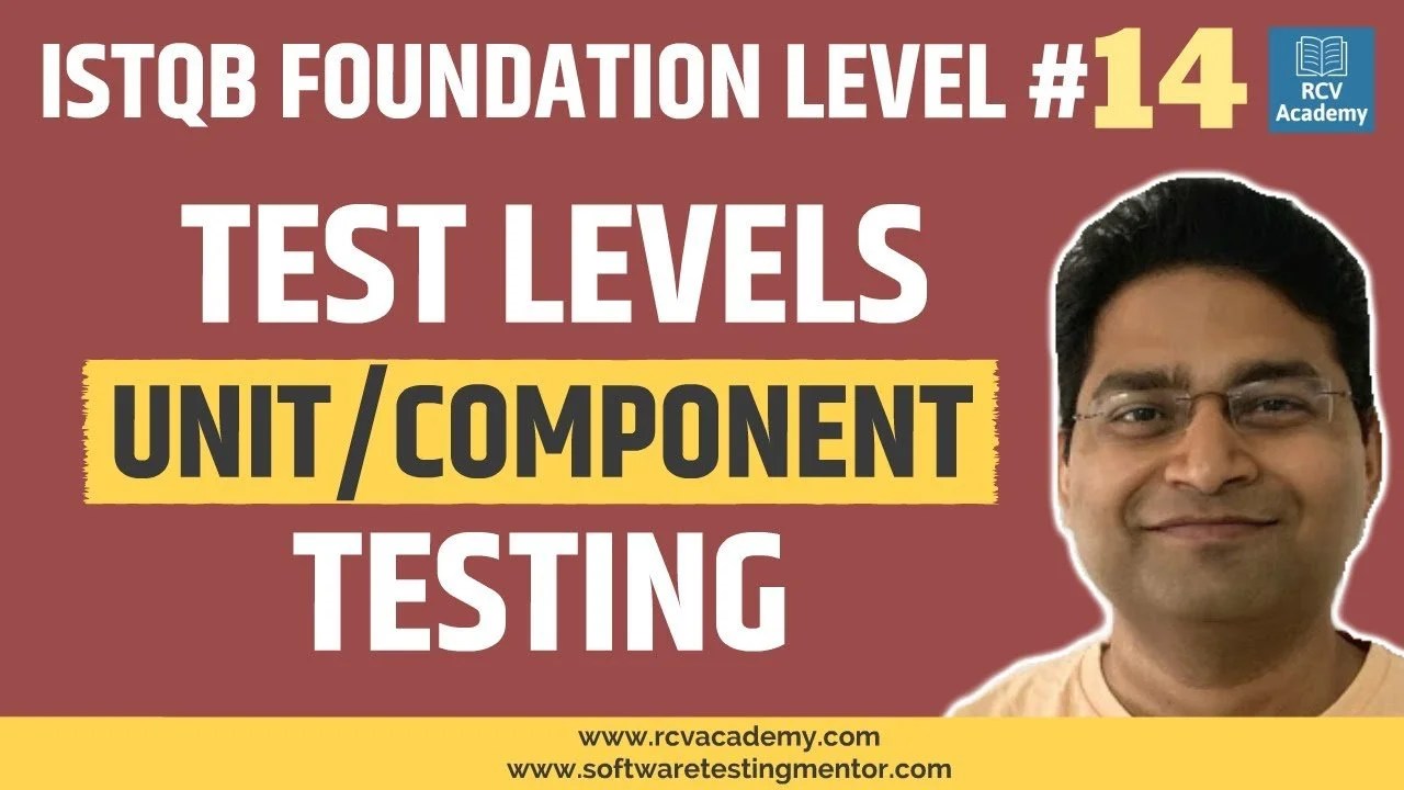 ISTQB Foundation Level 14 Test Levels Testing