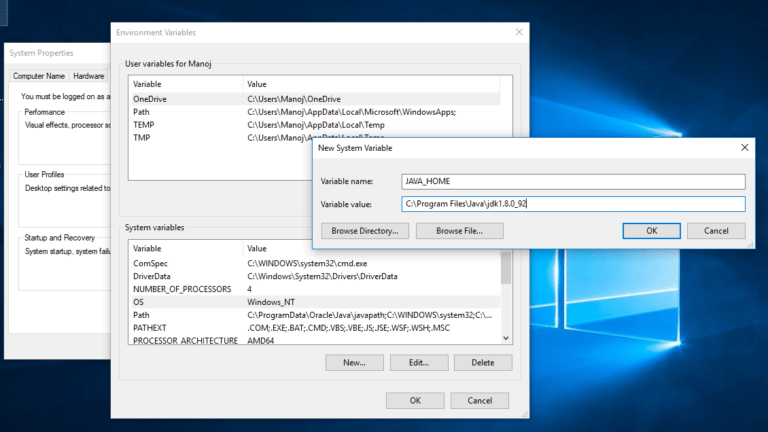 Set Java_Home Variable On Windows 10 Step By Steps Updated?