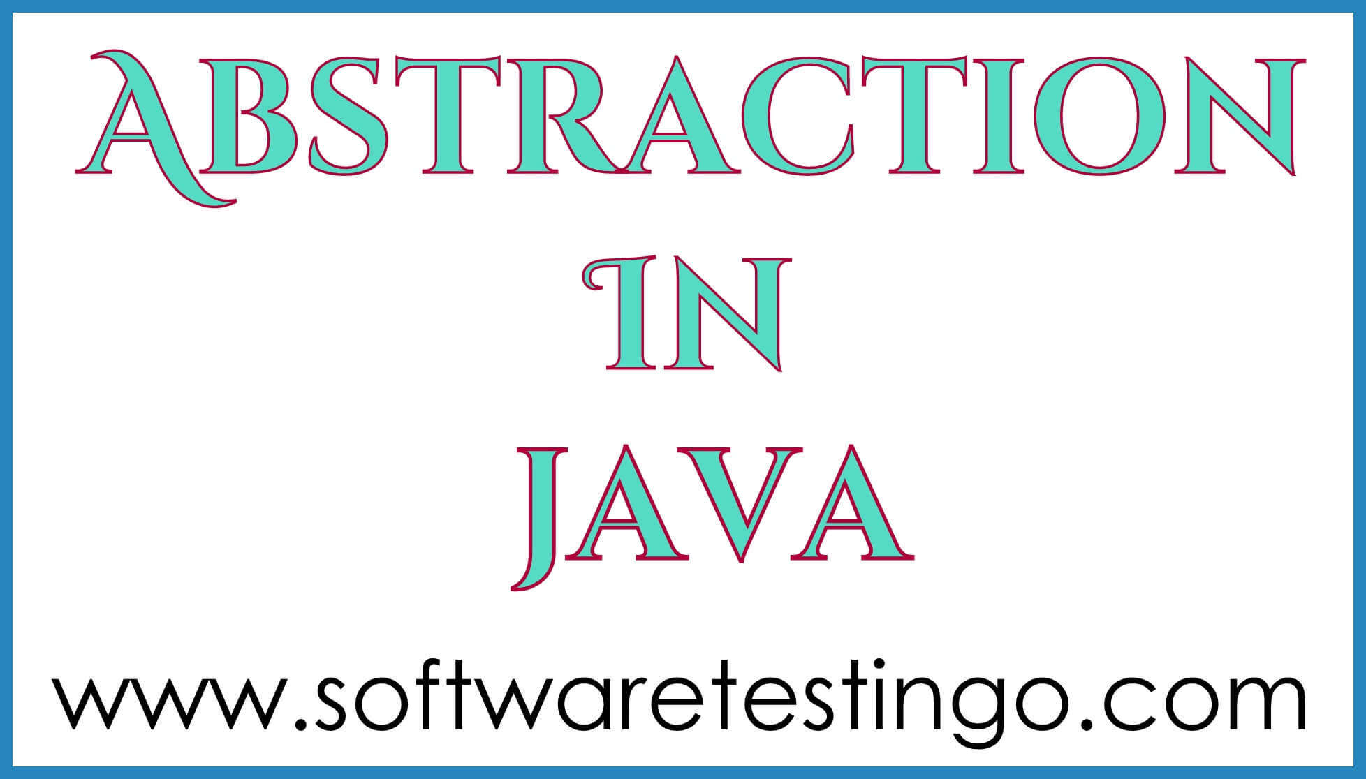 Define Data Abstraction & Abstract Class In Java [ 2023 ]