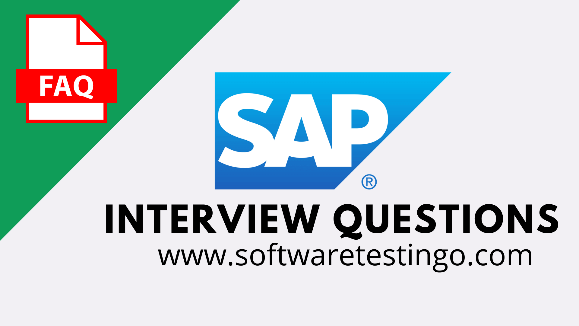 SAP Labs Automation Testing Interview Questions 2024