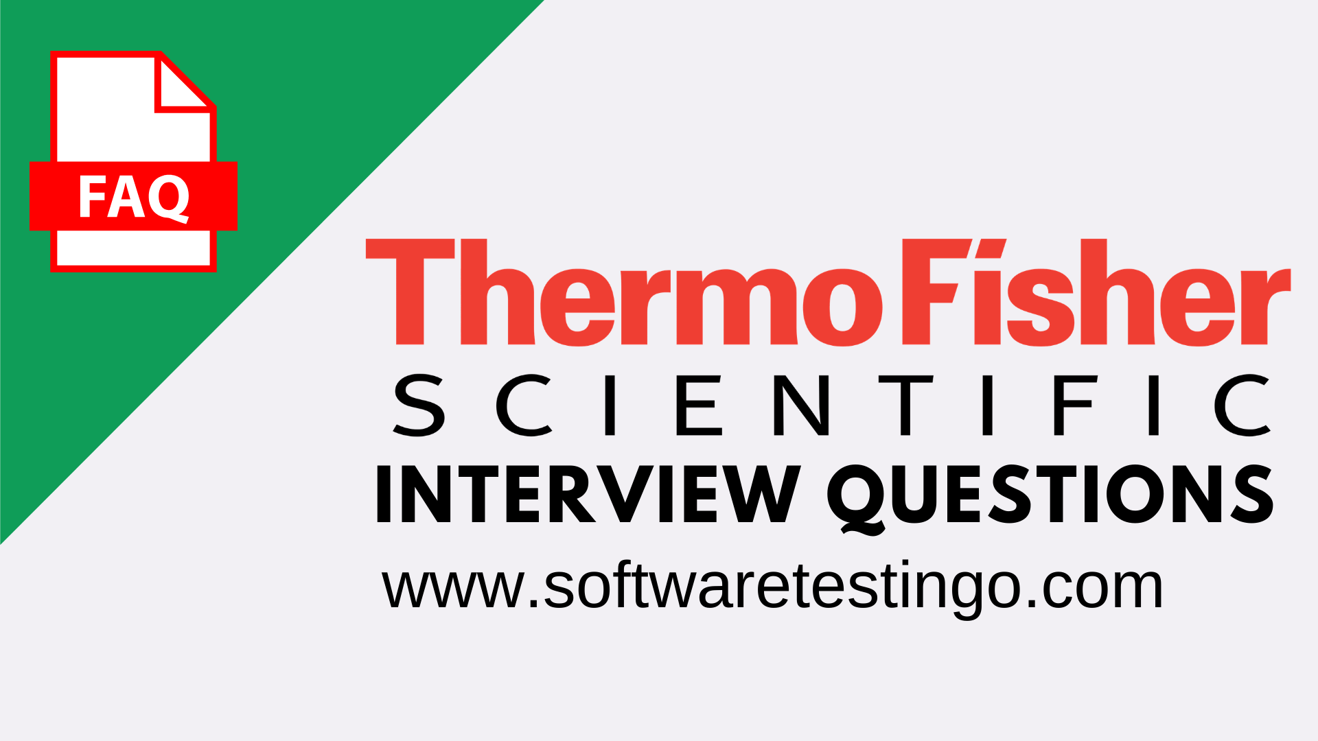 Thermo Fisher Scientific Interview Questions Careers New2022