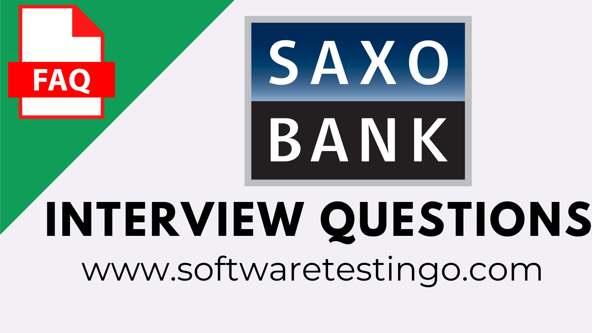 Saxo Bank Gurgaon Interview Questions, Careers Reviews 2021