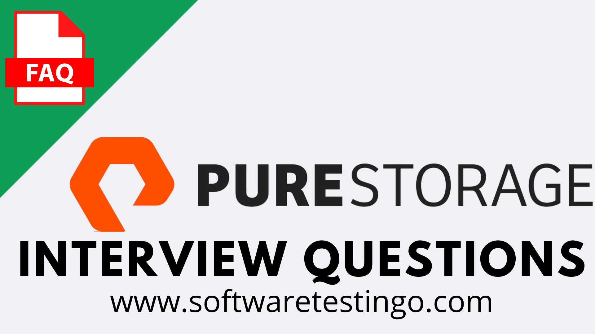 Pure Storage Interview Questions Updated 2024