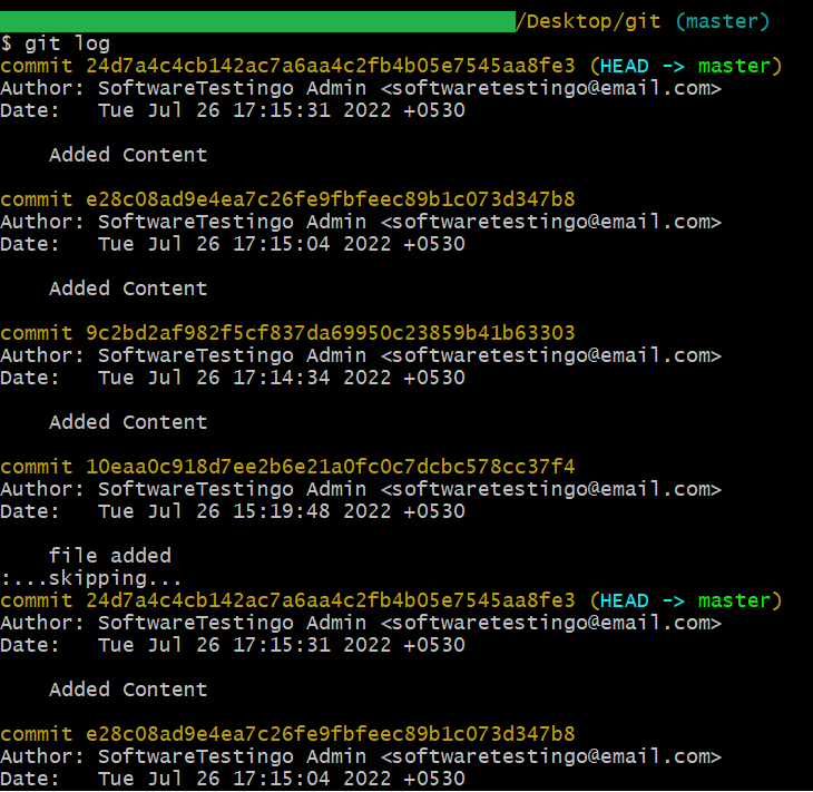 Git Log Command Explained & How to Use? [ Updated 2022 ]