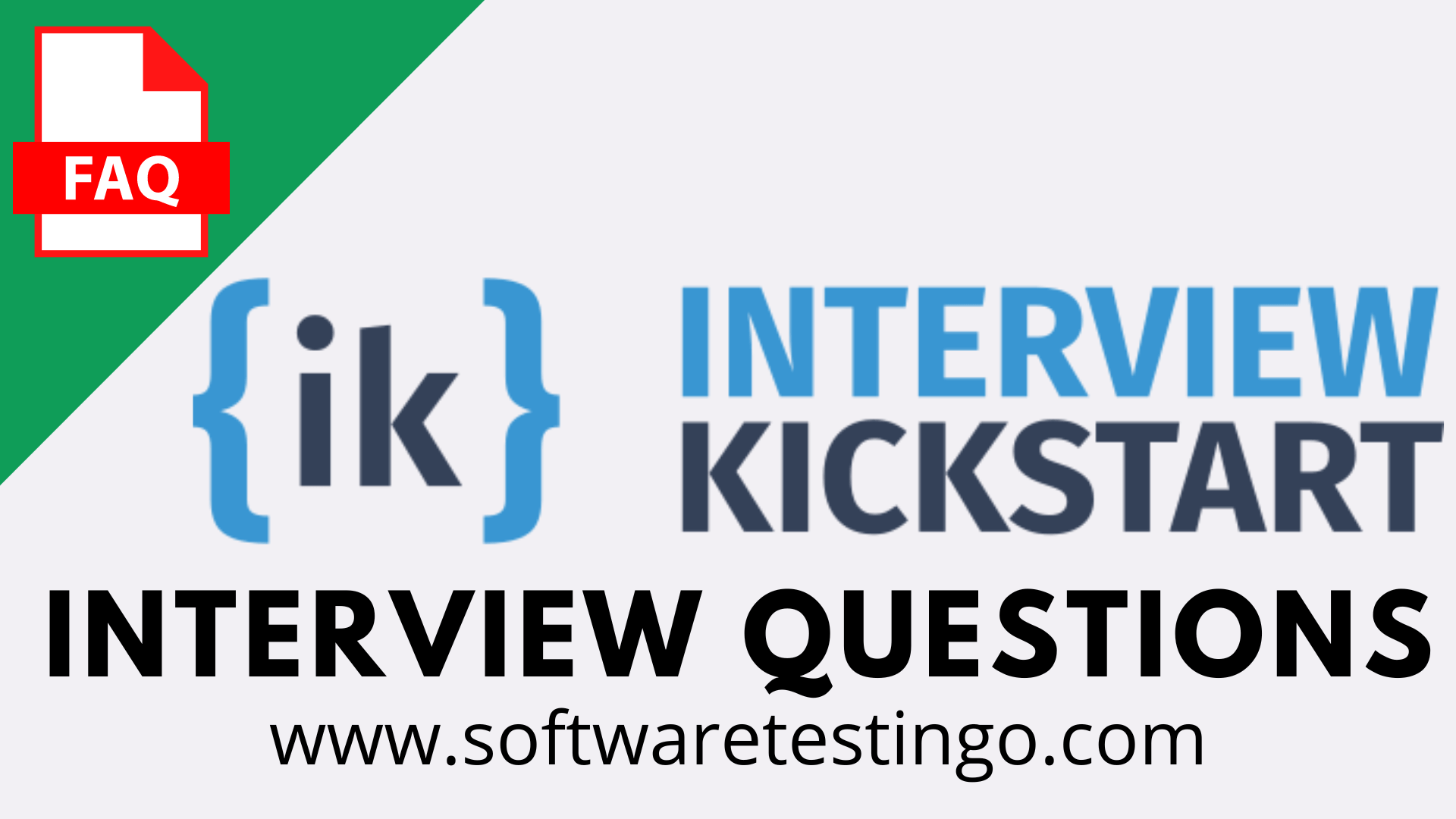 Interview Kickstart Interview Questions 2024