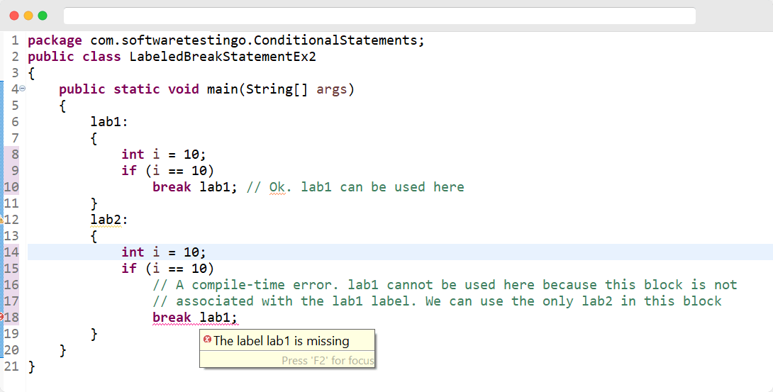 Break Statement in Java With Syntax and Examples { 2024 }